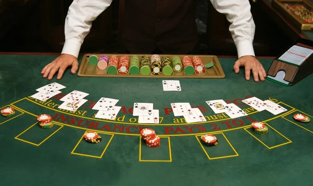 Roulette wheel illustration